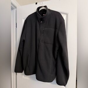 Men's Black Fleece Jacket